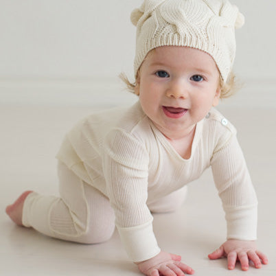 Variegated Ribbed Long Sleeved Coverall