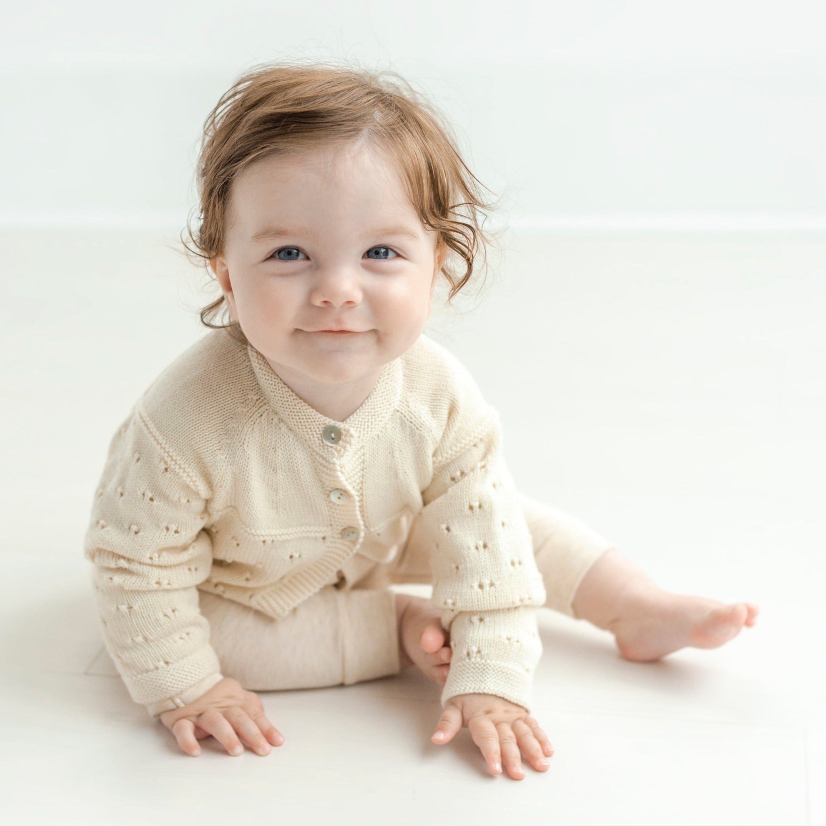 Pointelle Cardigan