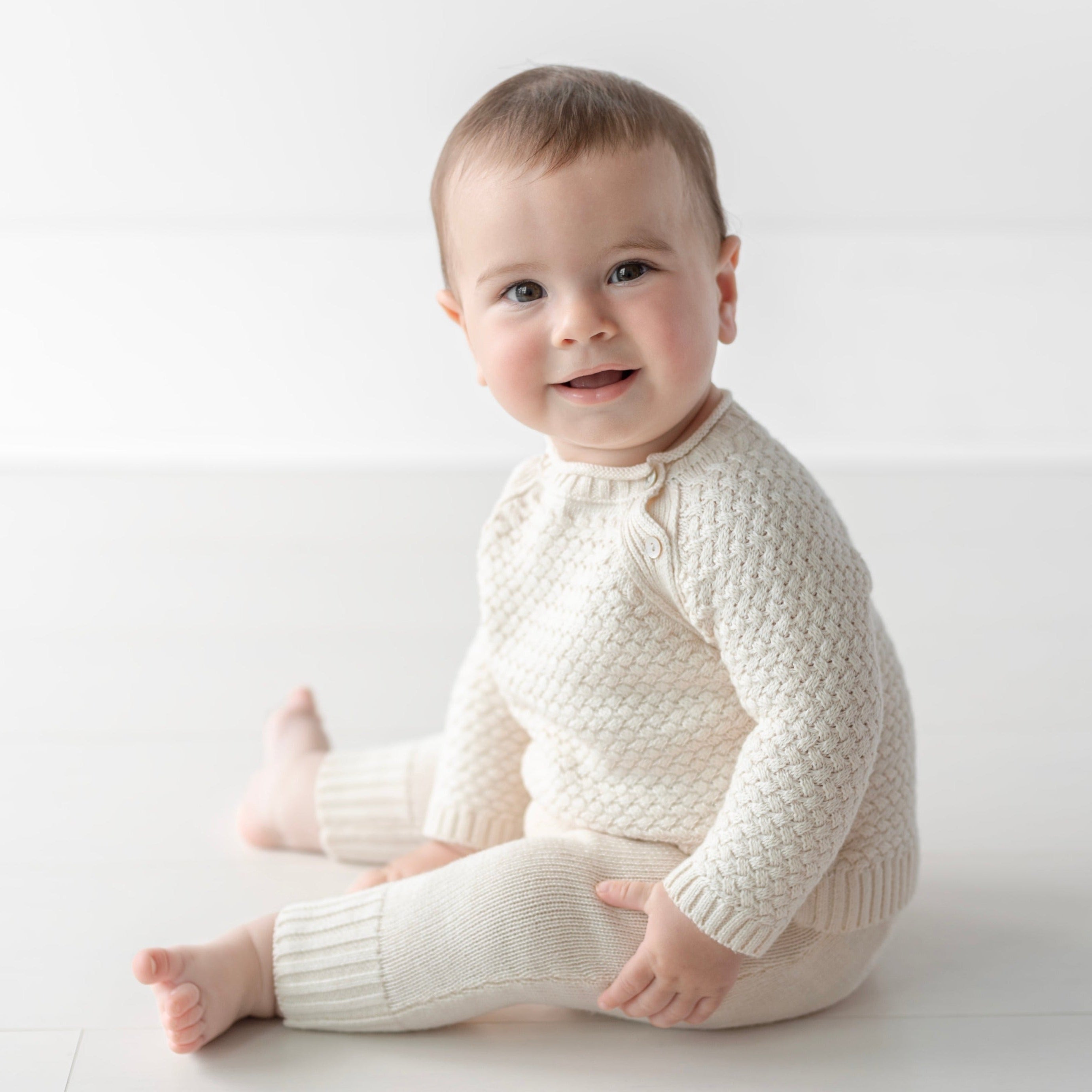 Sweater Pants with Ribbed Cuffs